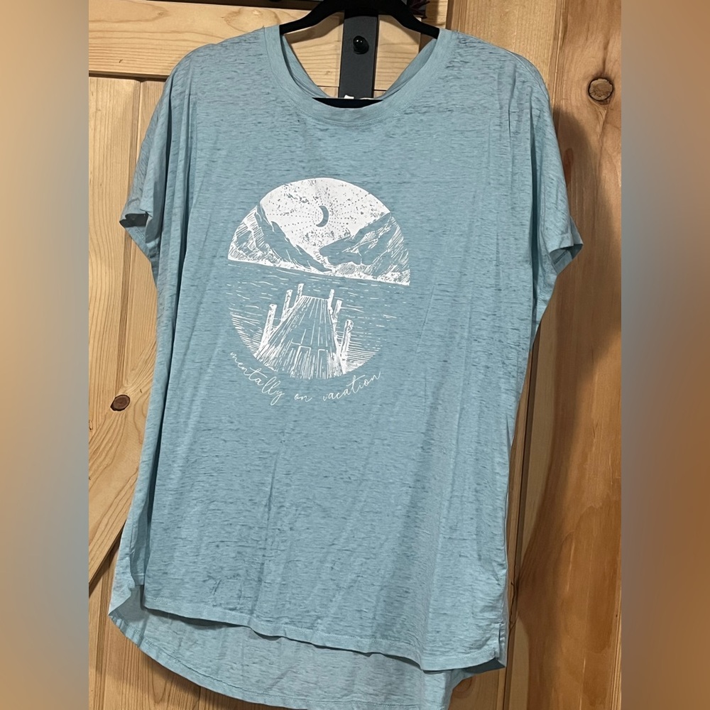 Blue Graphic Tee